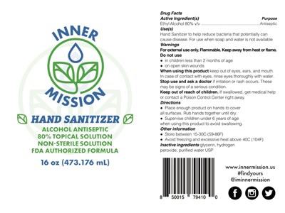 IM Hand Sanitizer 16oz.jpg 473 mL Package Label - IM Hand Sanitizer 16oz